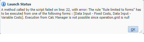 Calculation ManagerUser Interfaceerrormessage