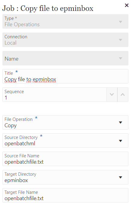 Pipeline job creation Copy file