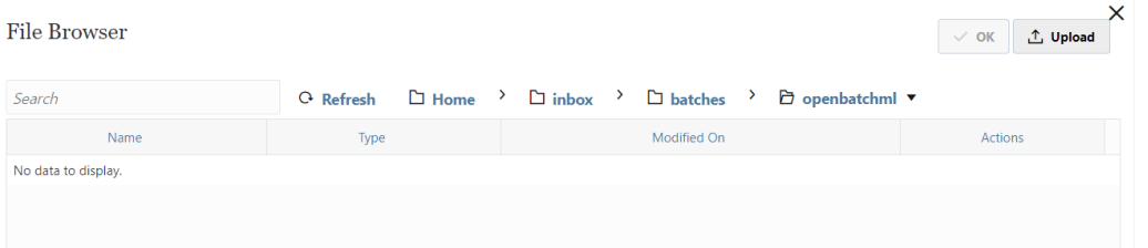 Content of folder “openbatchml” after running the pipeline